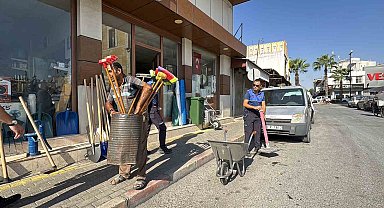 Tarsus'ta kaldırım işgaline karşı sıkı denetim
