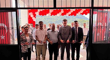 Tekmen Ortaokulunun yeni hizmet binası açıldı