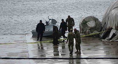 Trabzon'da denizde bulunan insansız deniz aracı ile ilgili SAS ekipleri incelemelerine başladı