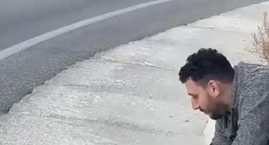 Uludağ yolunda sıra dışı karşılaşma