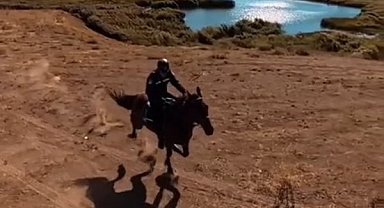 Van'da atlı jandarma tarihi ve doğal alanlarda devriyede