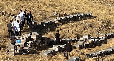 Yüksekova'da bal hasadı başladı