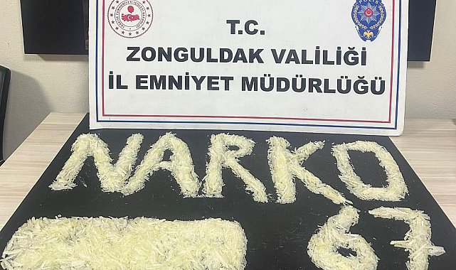 Zonguldak'ta uyuşturucu operasyonunda 1 tutuklama