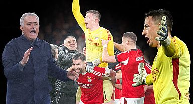 Benfica'dan tarihi galibiyet: Kaleci Trupin attı, Mourinho çıldırdı!
