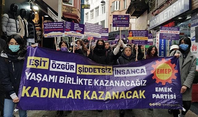 EMEP'ten 8 Mart açıklaması: Yoksulluğa, şiddete ve savaşa karşı mücadelemiz var